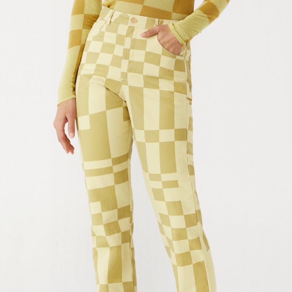 Paloma Wool Lime Green Jump Pant